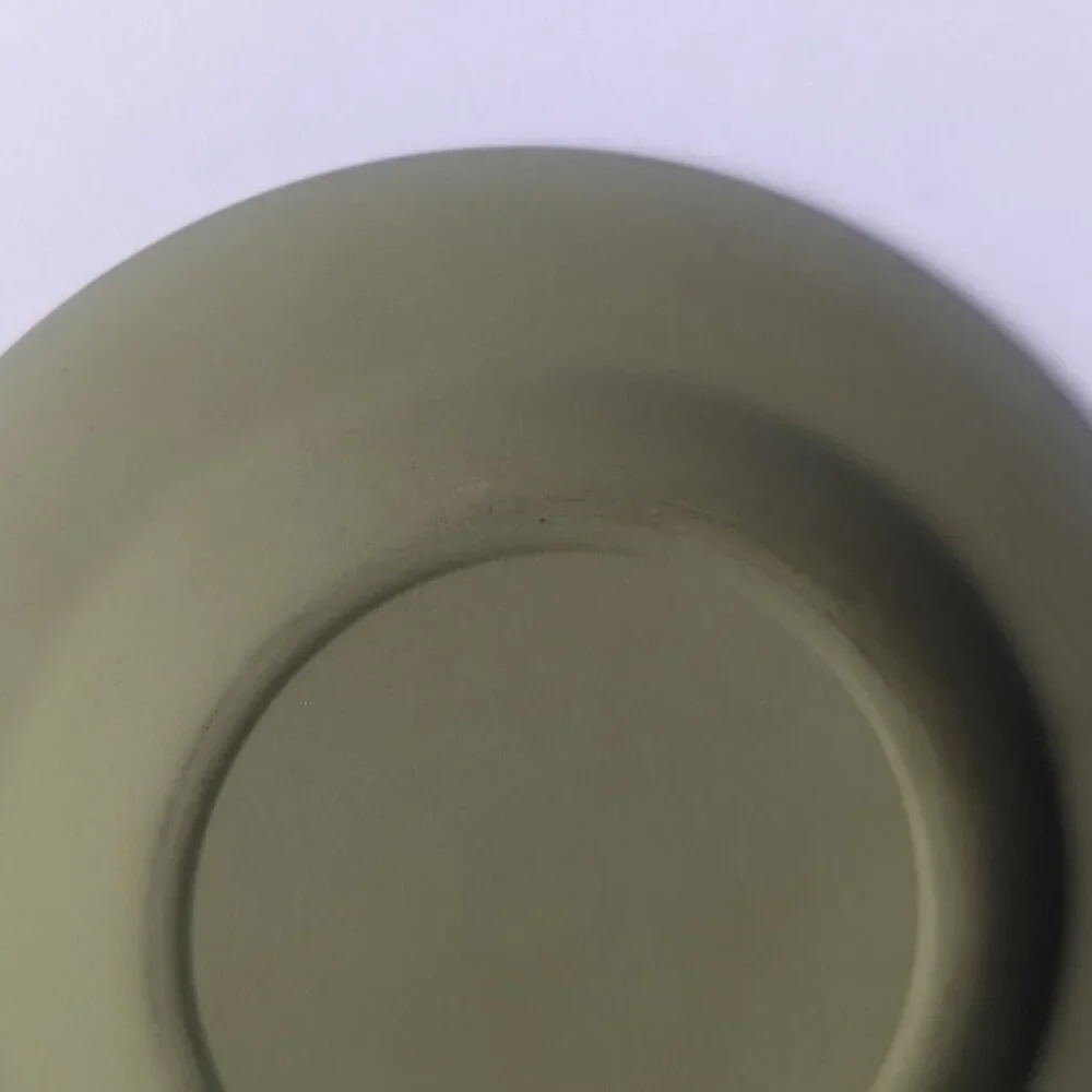 Wedgwood Two Different Jasperwood Ashtrays Black Green White Horse Light Wear - Picture 9 of 10
